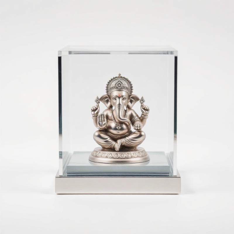 Lord Ganesha in Acrylic Case