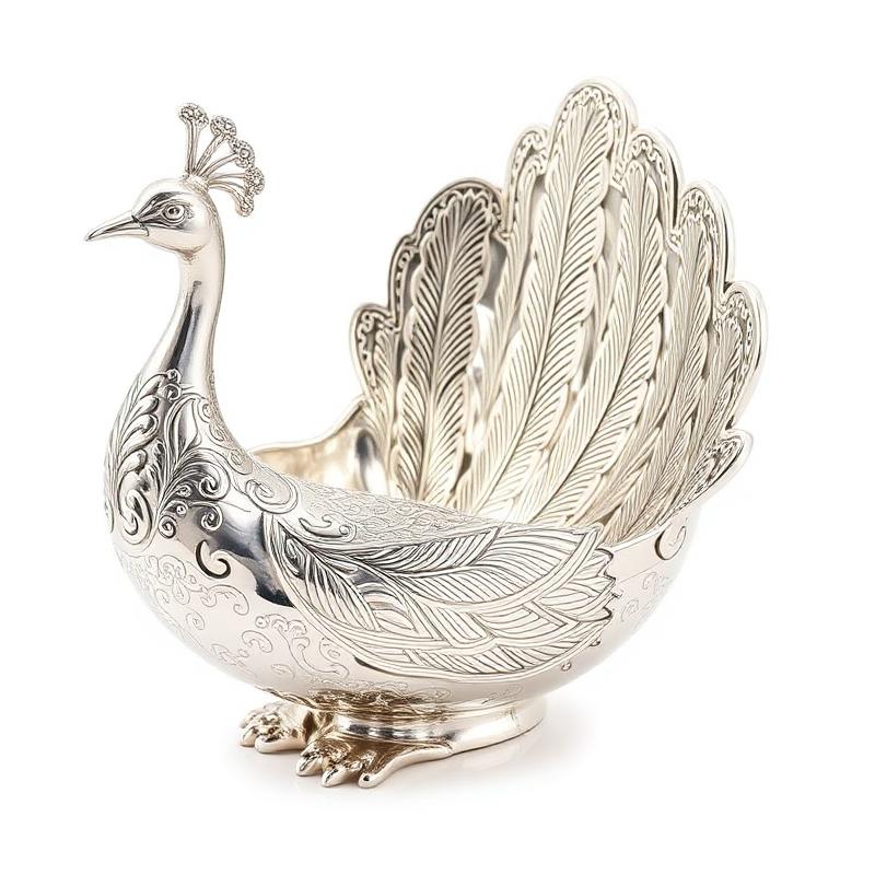 Peacock Serving Bowl